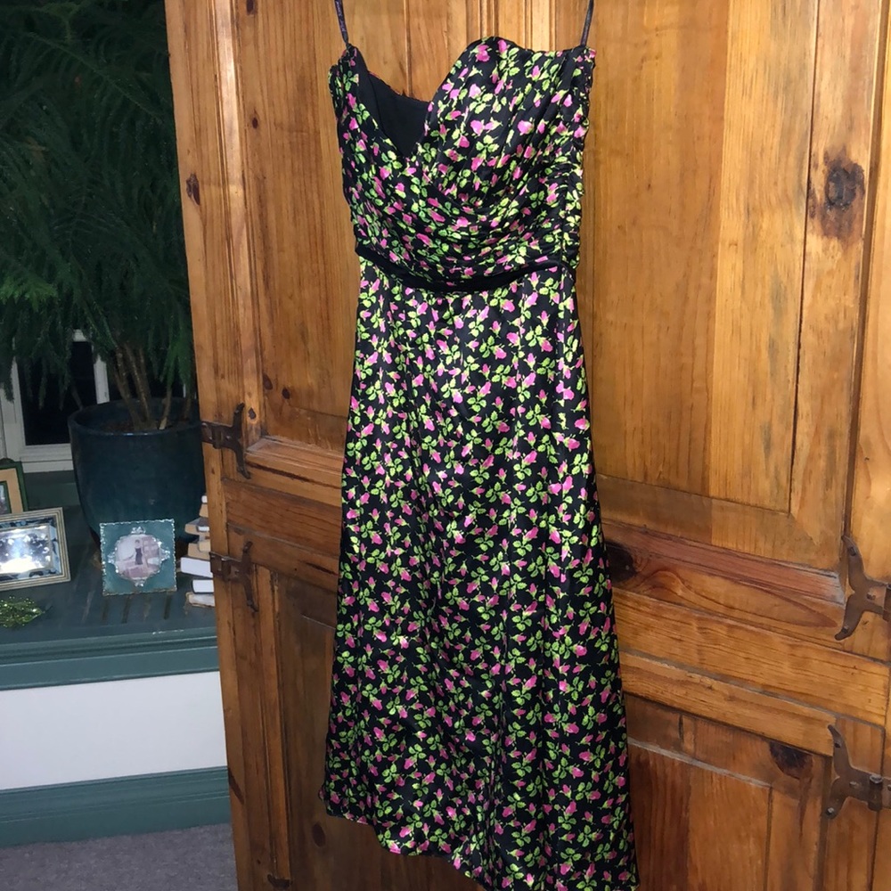 Vintage Betsy Johnson strapless dress